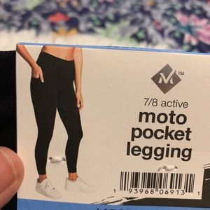 Members Mark Moto Leggings With Pocket 